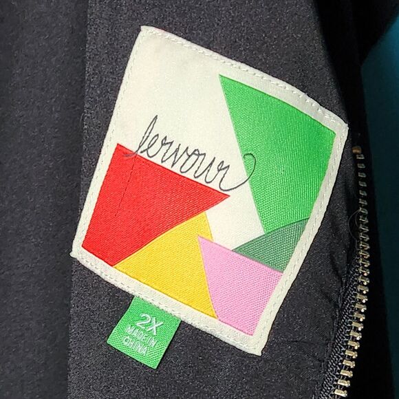 Fervour Dress Women’s Plus 2X XXL Black Modcloth Fit Flare - Picture 7 of 8